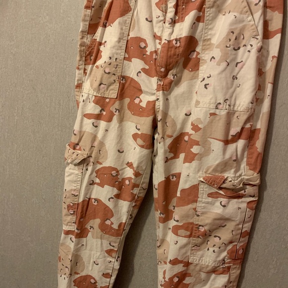 Pink Camo Cargo Pants - Picture 1 of 4